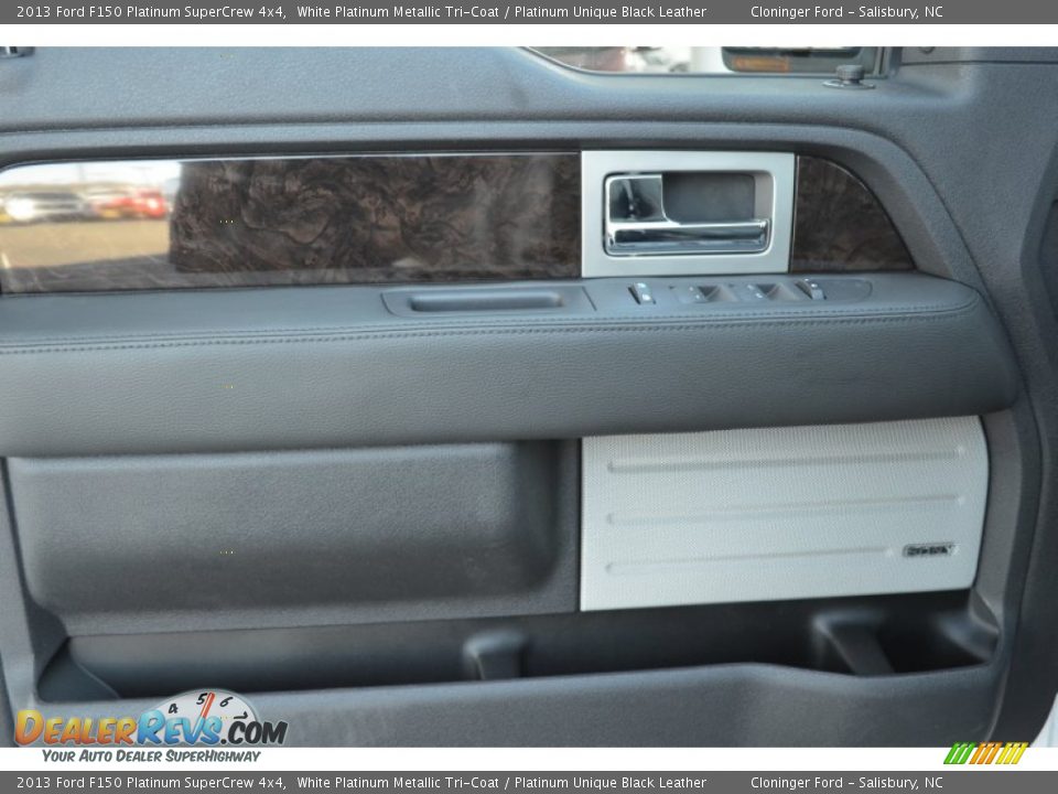 2013 Ford F150 Platinum SuperCrew 4x4 White Platinum Metallic Tri-Coat / Platinum Unique Black Leather Photo #8