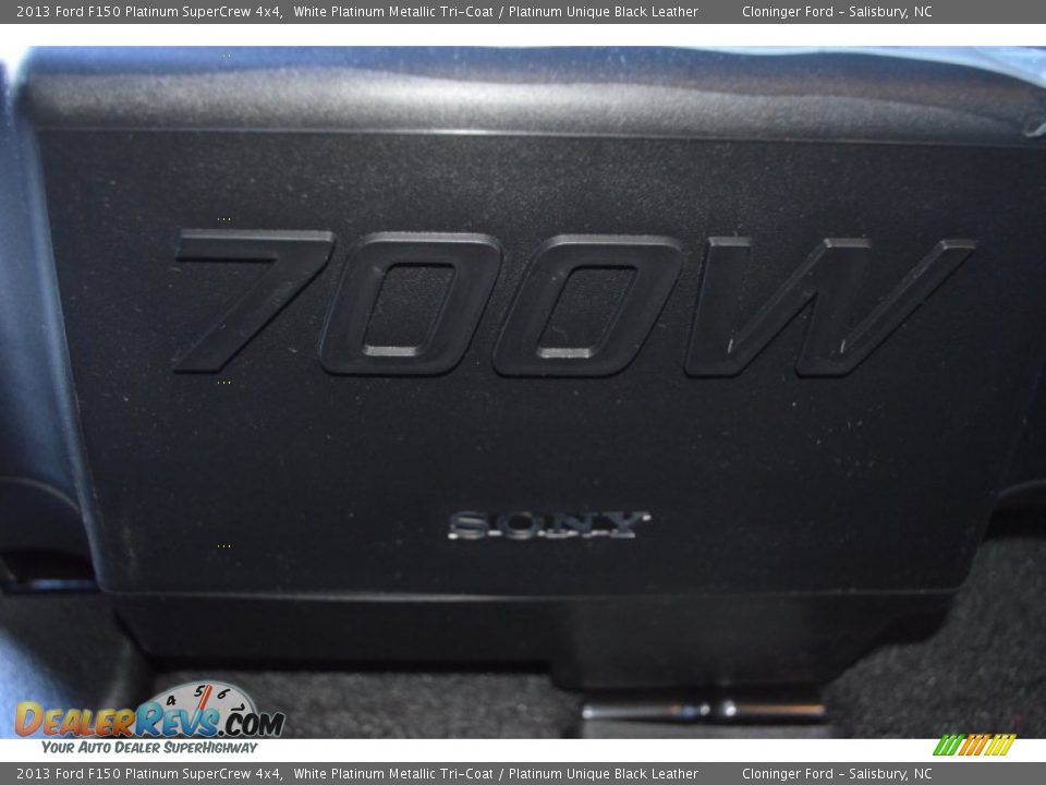 2013 Ford F150 Platinum SuperCrew 4x4 White Platinum Metallic Tri-Coat / Platinum Unique Black Leather Photo #14