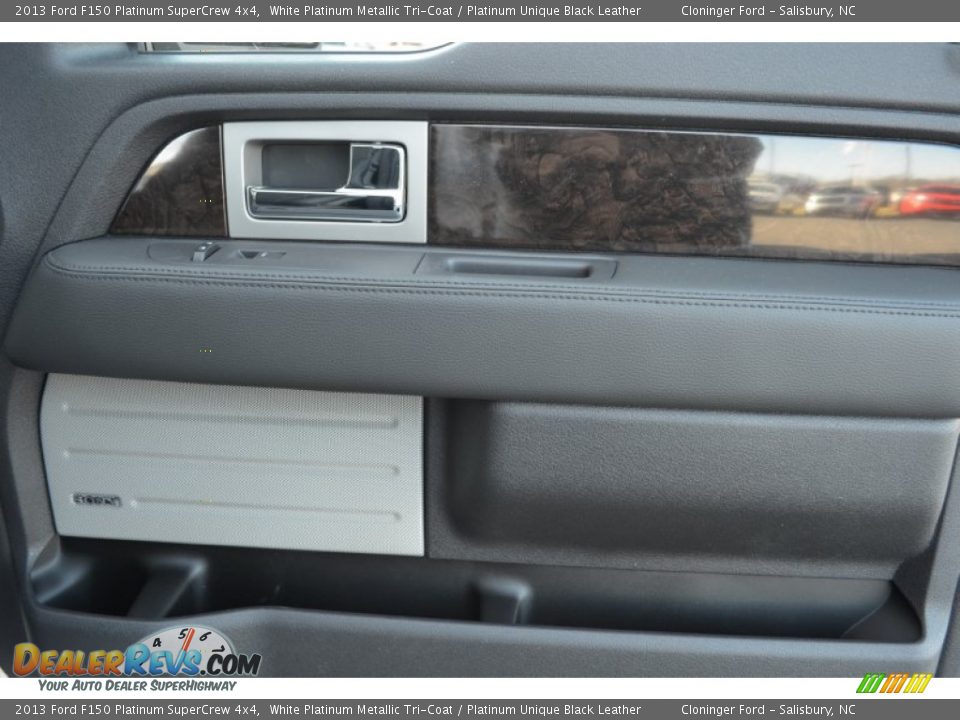 2013 Ford F150 Platinum SuperCrew 4x4 White Platinum Metallic Tri-Coat / Platinum Unique Black Leather Photo #18