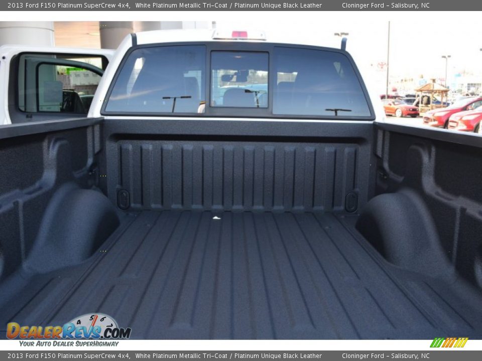2013 Ford F150 Platinum SuperCrew 4x4 White Platinum Metallic Tri-Coat / Platinum Unique Black Leather Photo #25