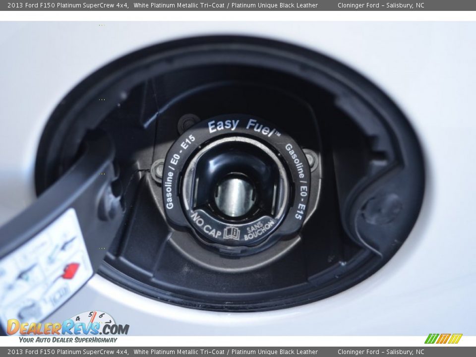 2013 Ford F150 Platinum SuperCrew 4x4 White Platinum Metallic Tri-Coat / Platinum Unique Black Leather Photo #26