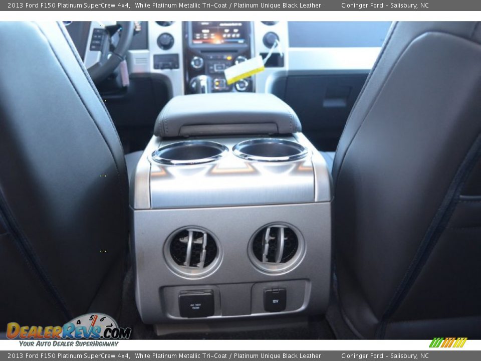 2013 Ford F150 Platinum SuperCrew 4x4 White Platinum Metallic Tri-Coat / Platinum Unique Black Leather Photo #27