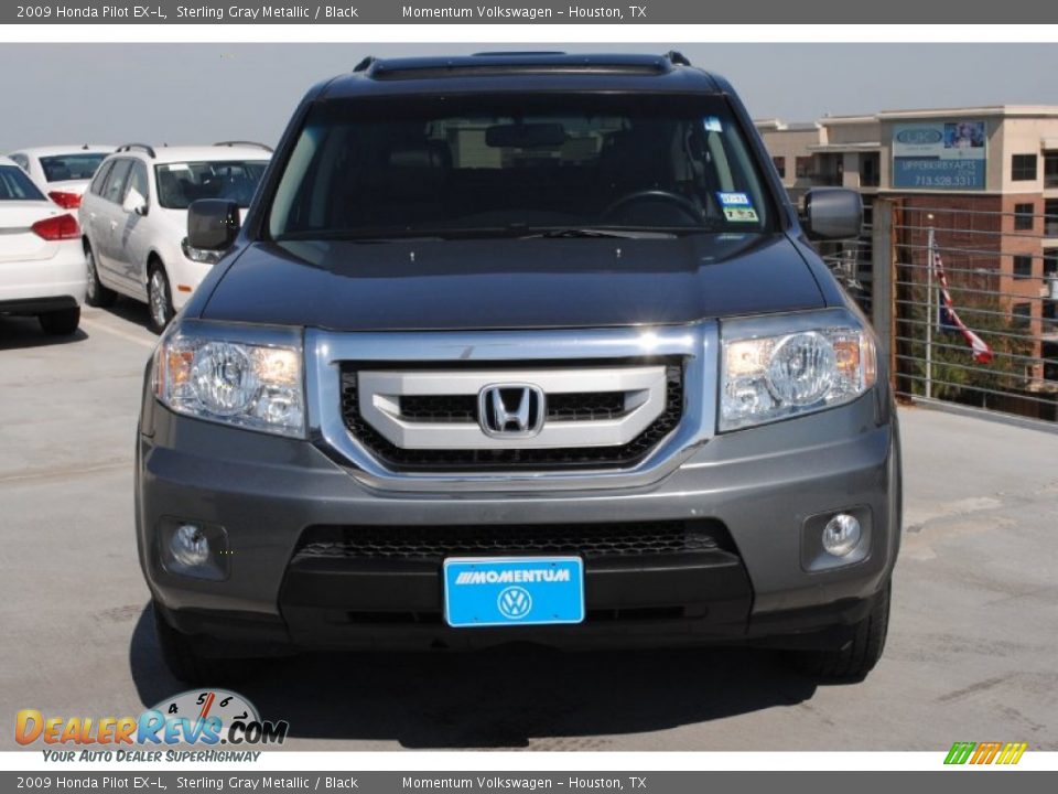 2009 Honda Pilot EX-L Sterling Gray Metallic / Black Photo #2