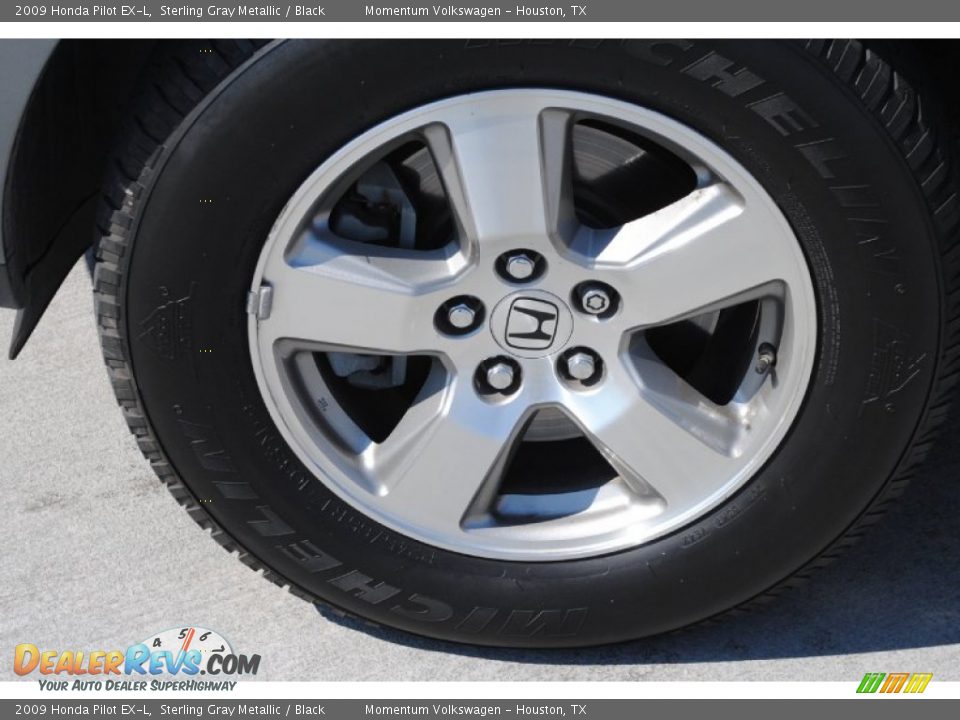 2009 Honda Pilot EX-L Sterling Gray Metallic / Black Photo #4