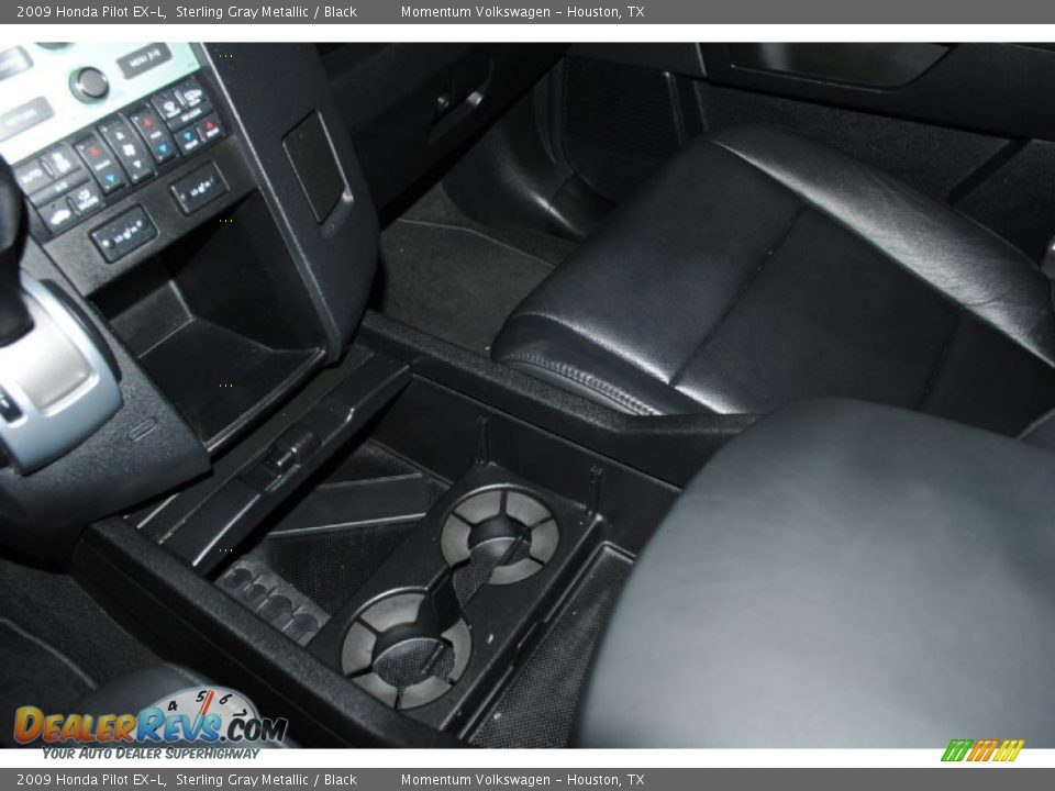 2009 Honda Pilot EX-L Sterling Gray Metallic / Black Photo #17