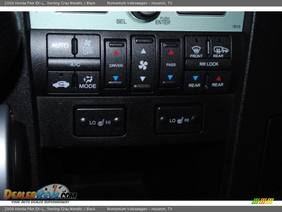 2009 Honda Pilot EX-L Sterling Gray Metallic / Black Photo #25