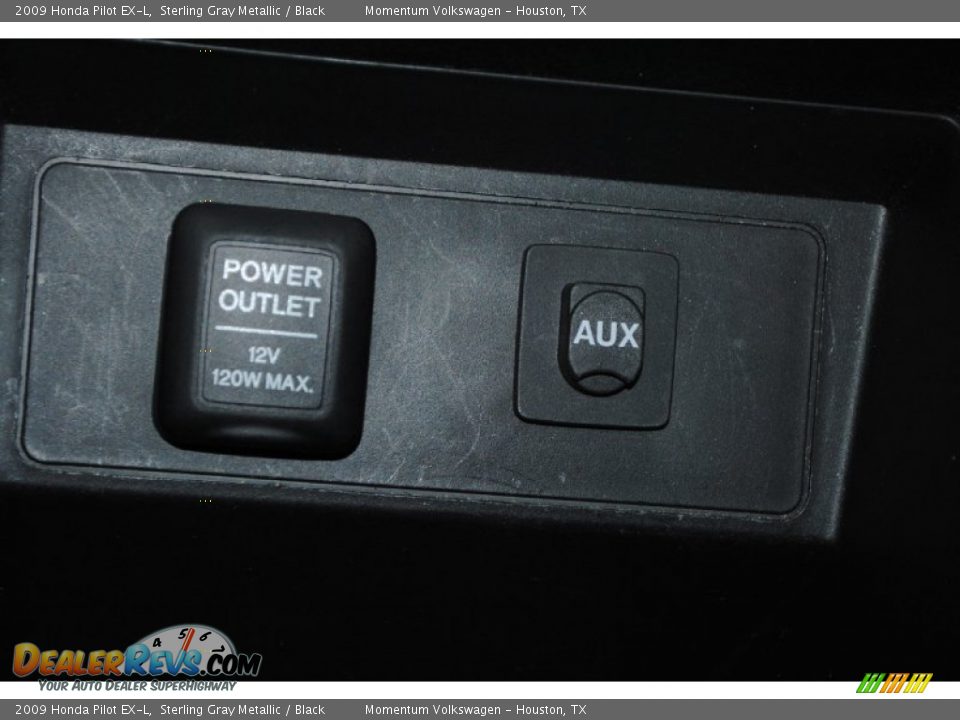 2009 Honda Pilot EX-L Sterling Gray Metallic / Black Photo #26