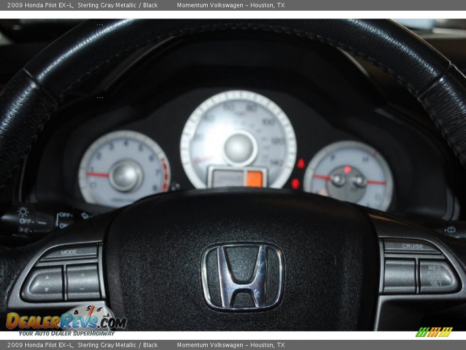 2009 Honda Pilot EX-L Sterling Gray Metallic / Black Photo #27
