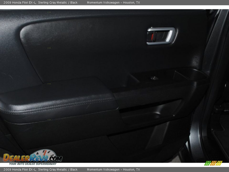 2009 Honda Pilot EX-L Sterling Gray Metallic / Black Photo #29
