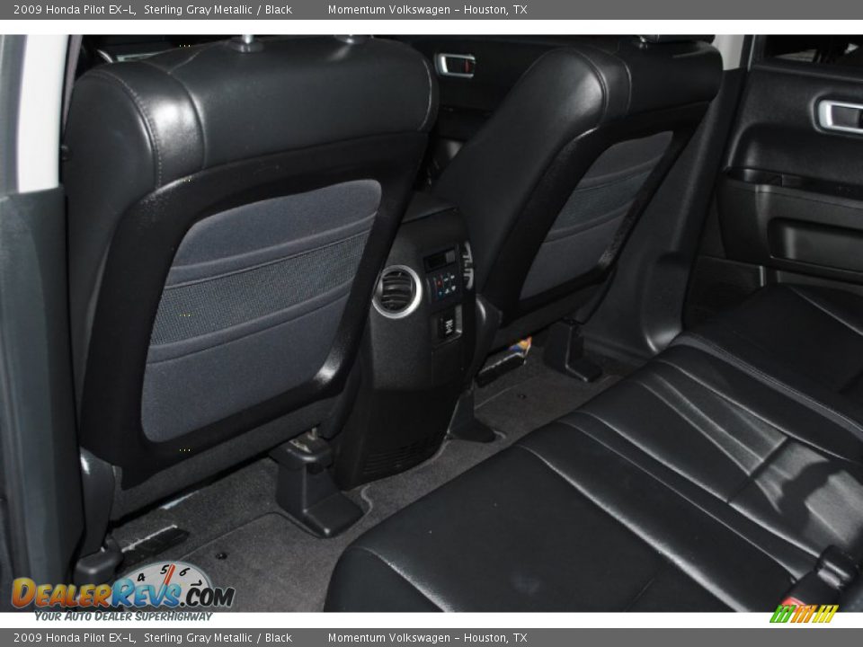 2009 Honda Pilot EX-L Sterling Gray Metallic / Black Photo #30
