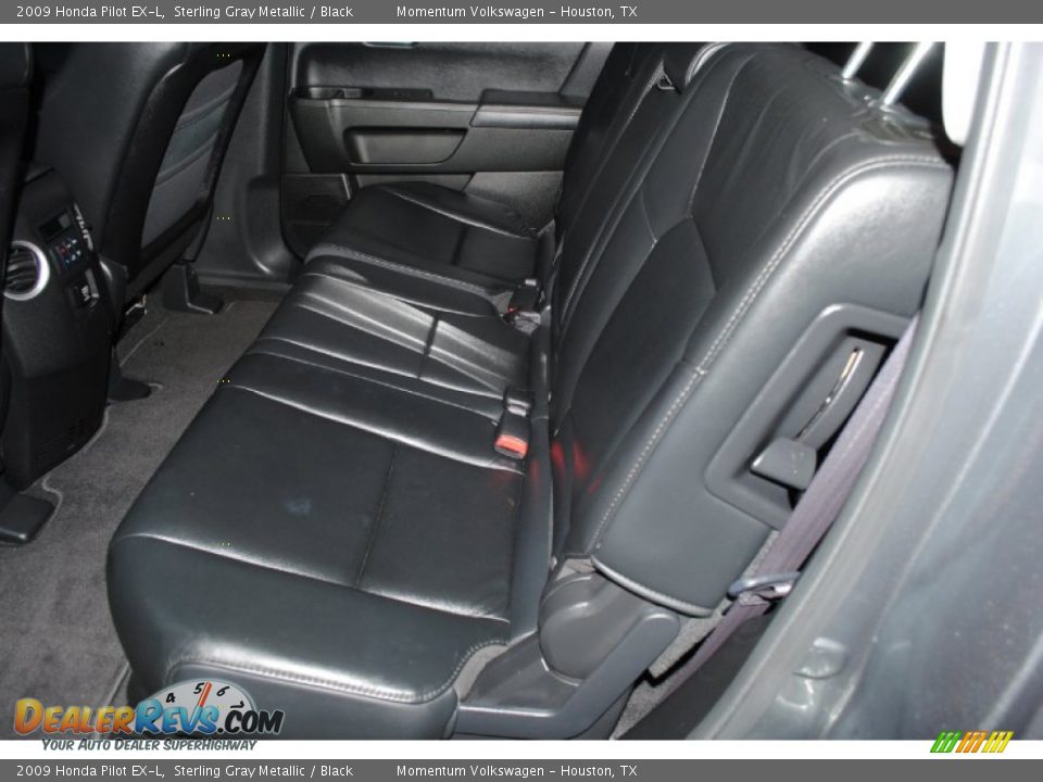 2009 Honda Pilot EX-L Sterling Gray Metallic / Black Photo #31
