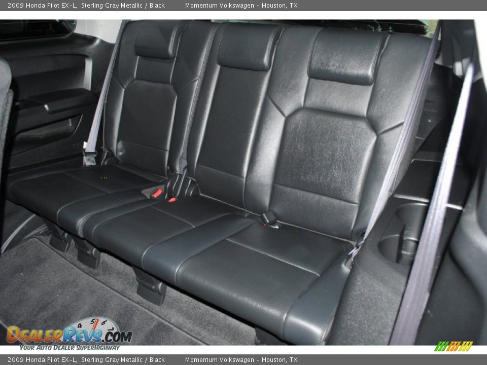 2009 Honda Pilot EX-L Sterling Gray Metallic / Black Photo #32