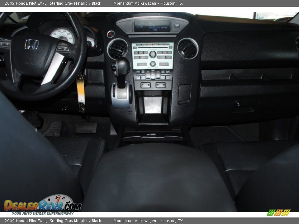 2009 Honda Pilot EX-L Sterling Gray Metallic / Black Photo #34