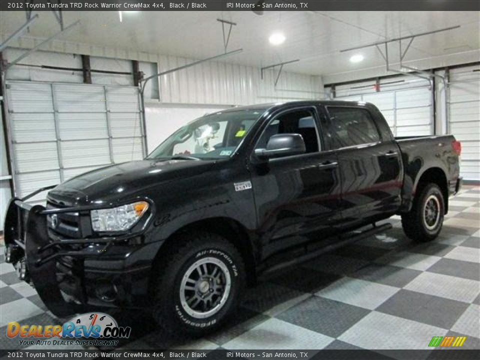 2012 Toyota Tundra TRD Rock Warrior CrewMax 4x4 Black / Black Photo #4