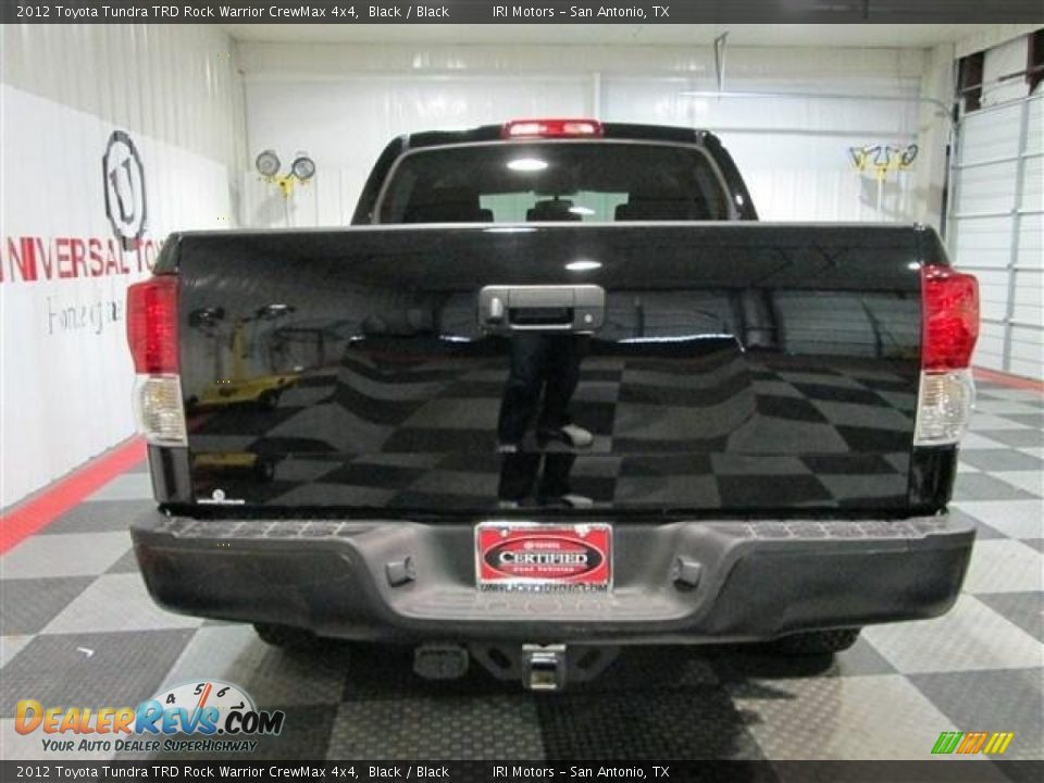 2012 Toyota Tundra TRD Rock Warrior CrewMax 4x4 Black / Black Photo #6