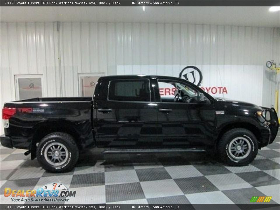 2012 Toyota Tundra TRD Rock Warrior CrewMax 4x4 Black / Black Photo #7