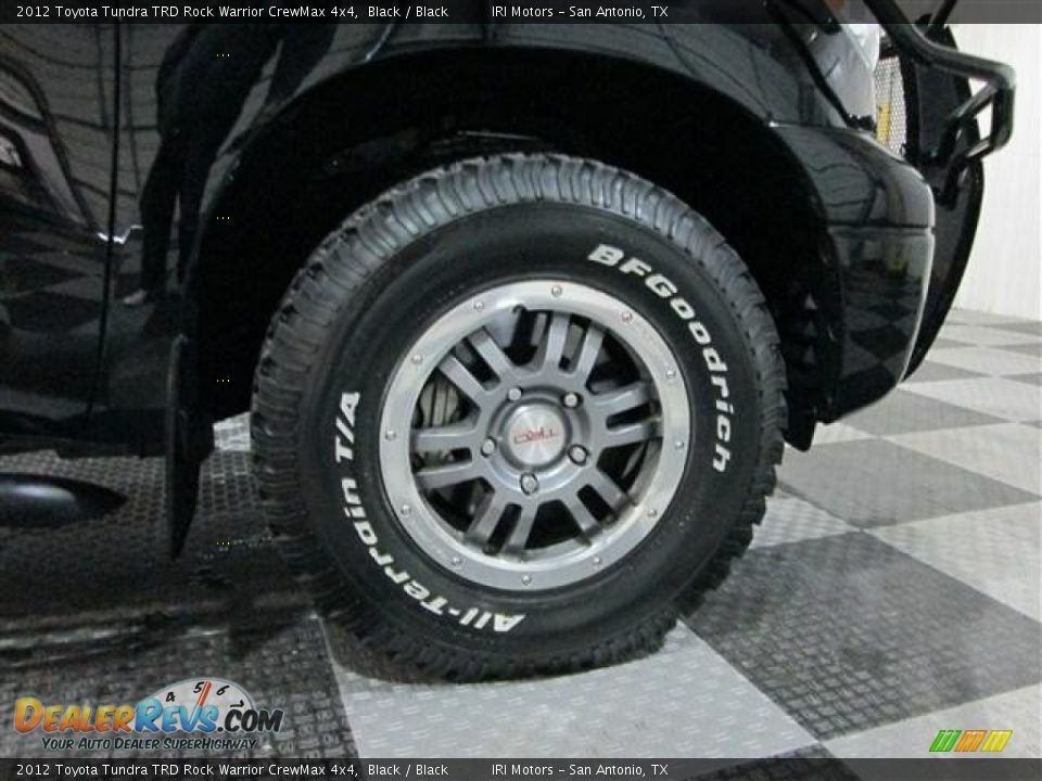 2012 Toyota Tundra TRD Rock Warrior CrewMax 4x4 Black / Black Photo #8