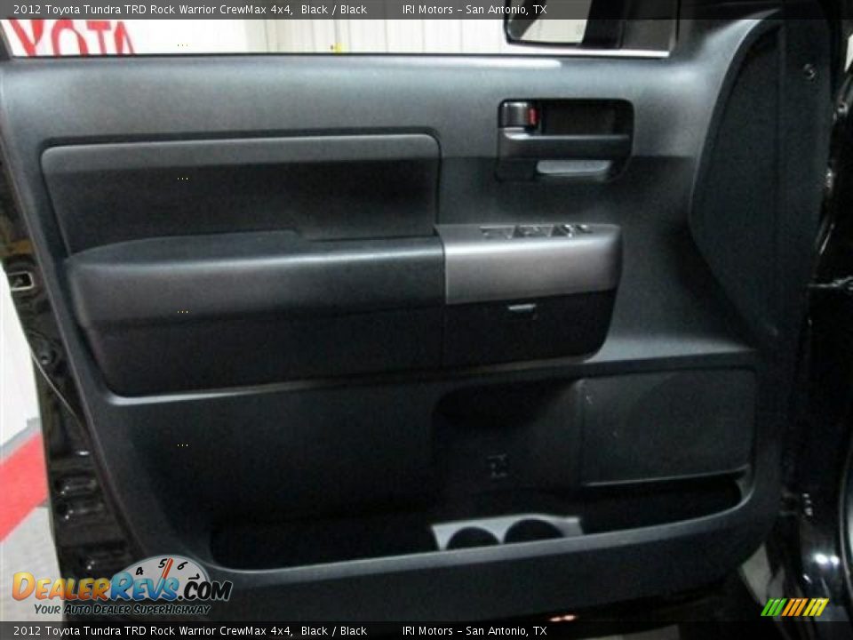2012 Toyota Tundra TRD Rock Warrior CrewMax 4x4 Black / Black Photo #9