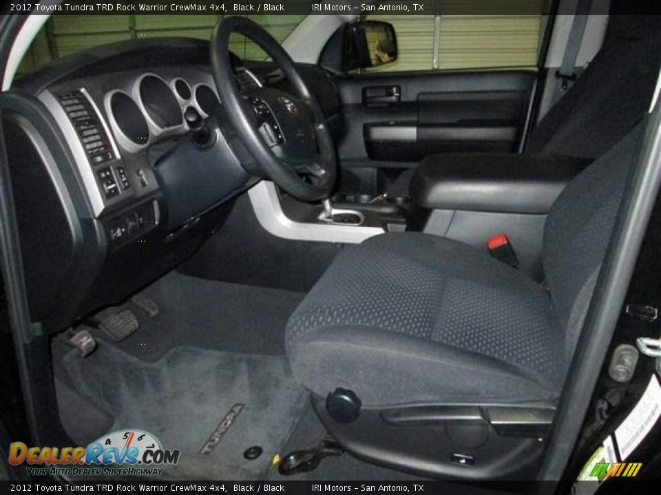2012 Toyota Tundra TRD Rock Warrior CrewMax 4x4 Black / Black Photo #10