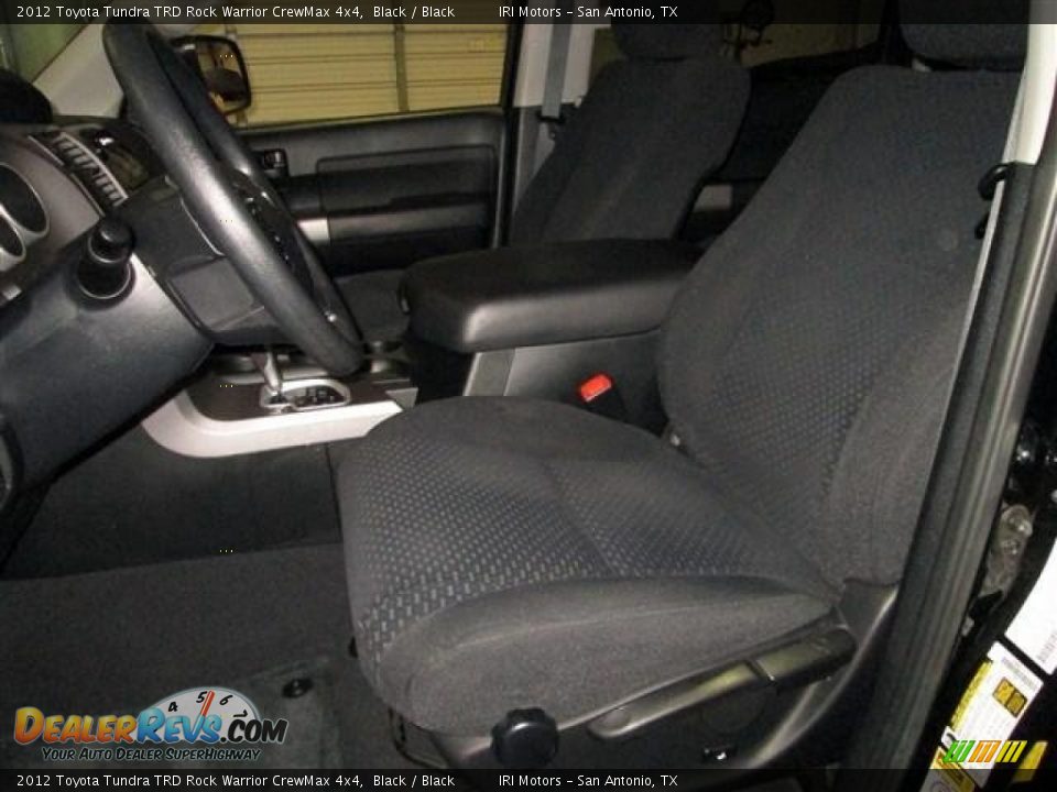 2012 Toyota Tundra TRD Rock Warrior CrewMax 4x4 Black / Black Photo #11