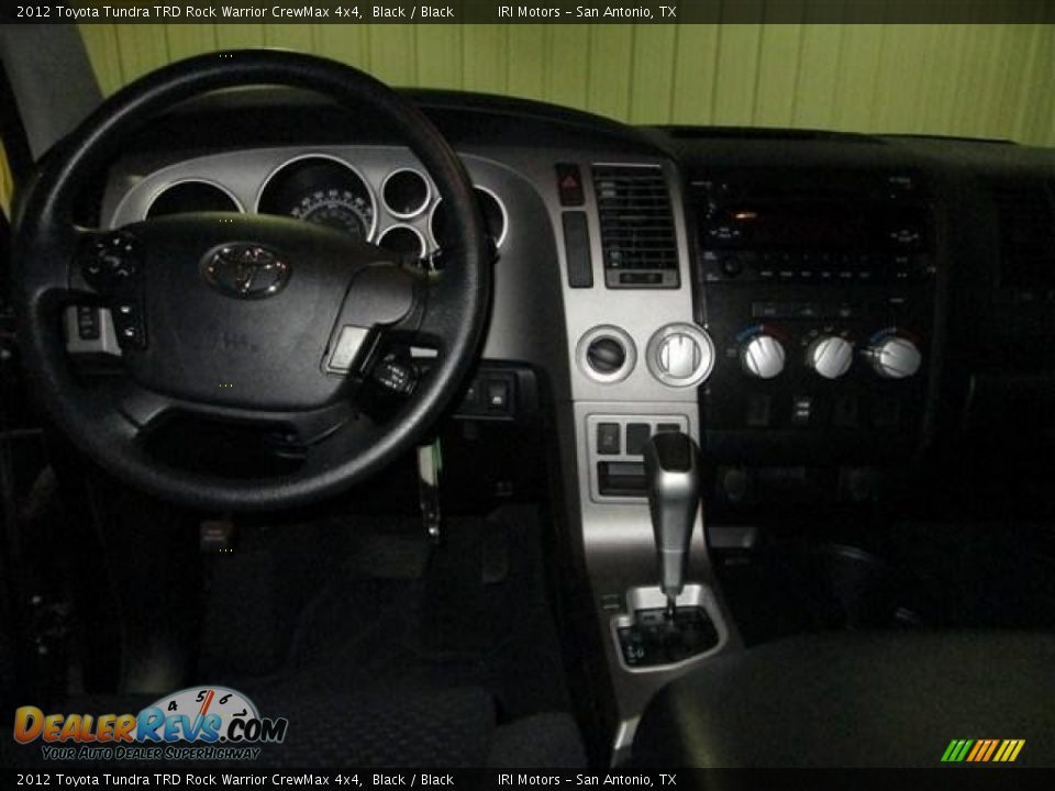 2012 Toyota Tundra TRD Rock Warrior CrewMax 4x4 Black / Black Photo #13