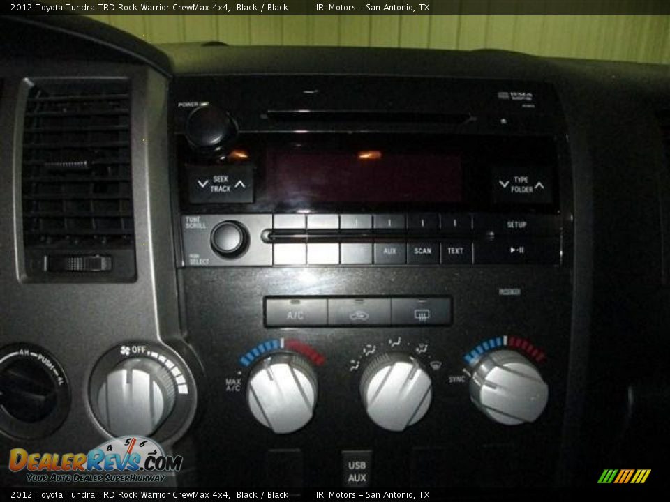 2012 Toyota Tundra TRD Rock Warrior CrewMax 4x4 Black / Black Photo #14