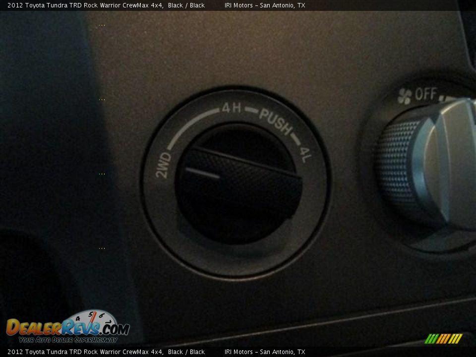 2012 Toyota Tundra TRD Rock Warrior CrewMax 4x4 Black / Black Photo #15