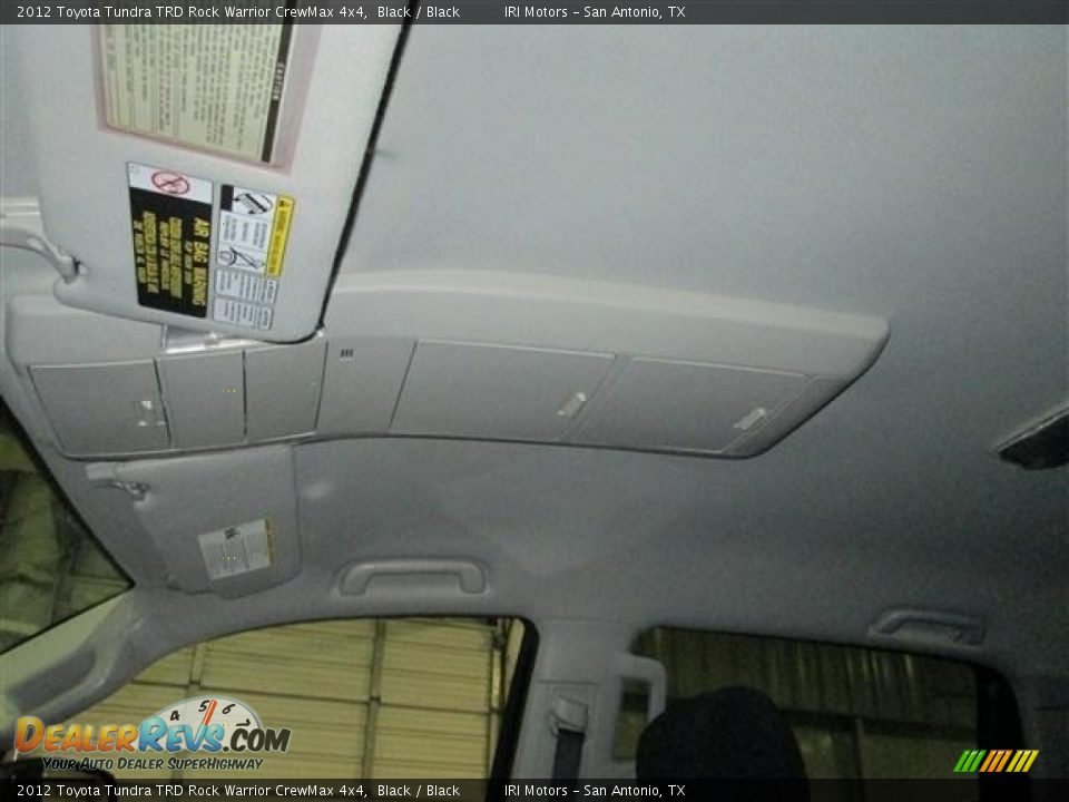 2012 Toyota Tundra TRD Rock Warrior CrewMax 4x4 Black / Black Photo #17