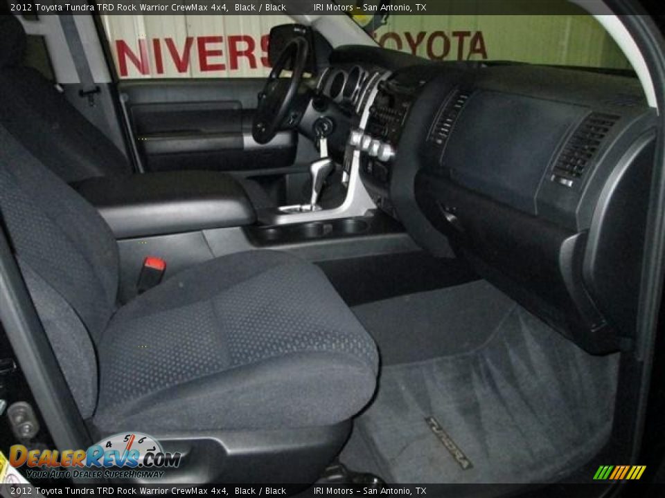 2012 Toyota Tundra TRD Rock Warrior CrewMax 4x4 Black / Black Photo #18