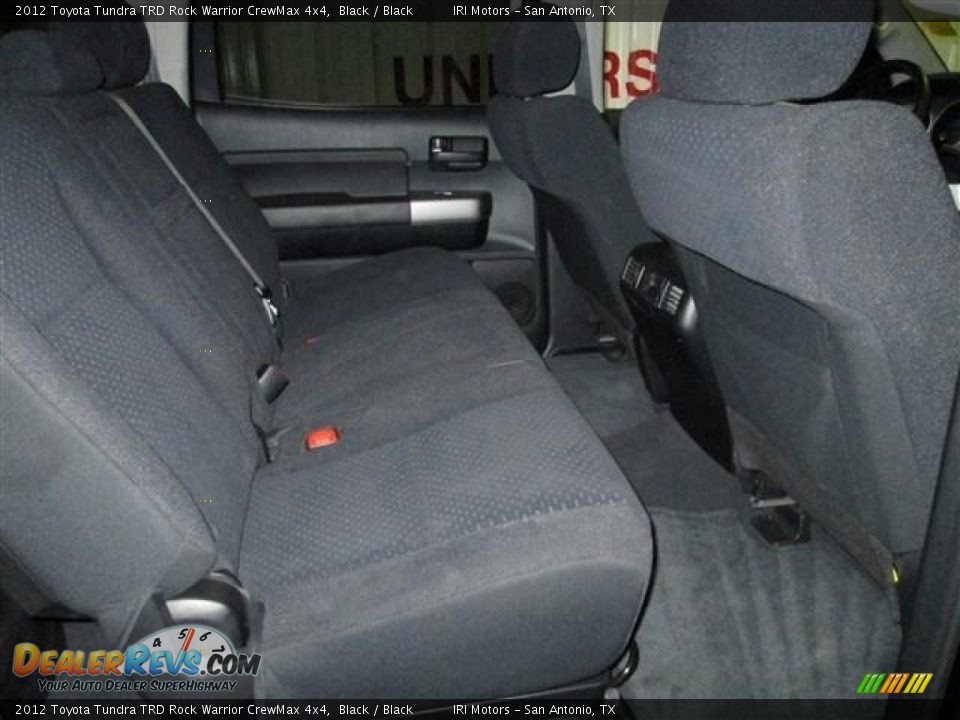 2012 Toyota Tundra TRD Rock Warrior CrewMax 4x4 Black / Black Photo #20