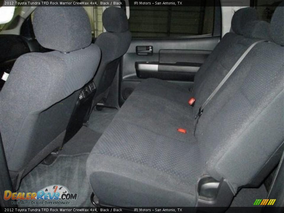 2012 Toyota Tundra TRD Rock Warrior CrewMax 4x4 Black / Black Photo #21
