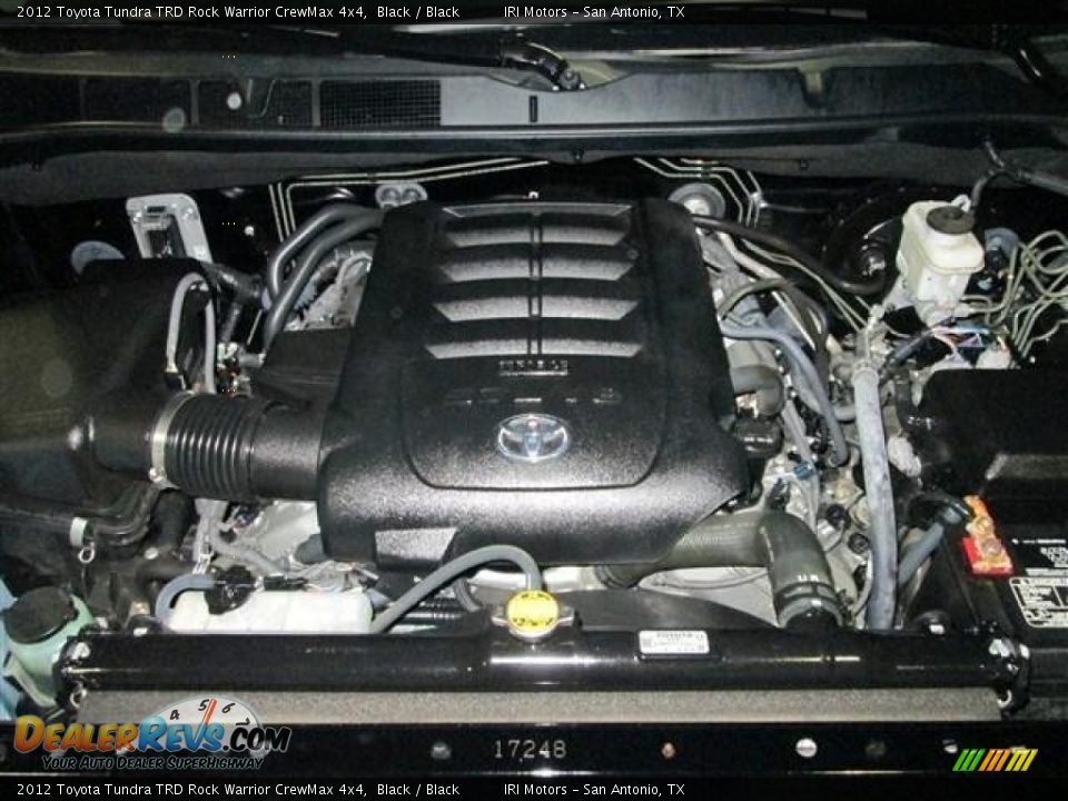 2012 Toyota Tundra TRD Rock Warrior CrewMax 4x4 Black / Black Photo #24