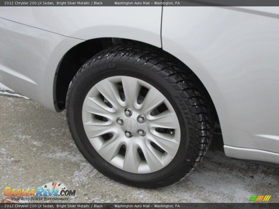 2012 Chrysler 200 LX Sedan Bright Silver Metallic / Black Photo #3