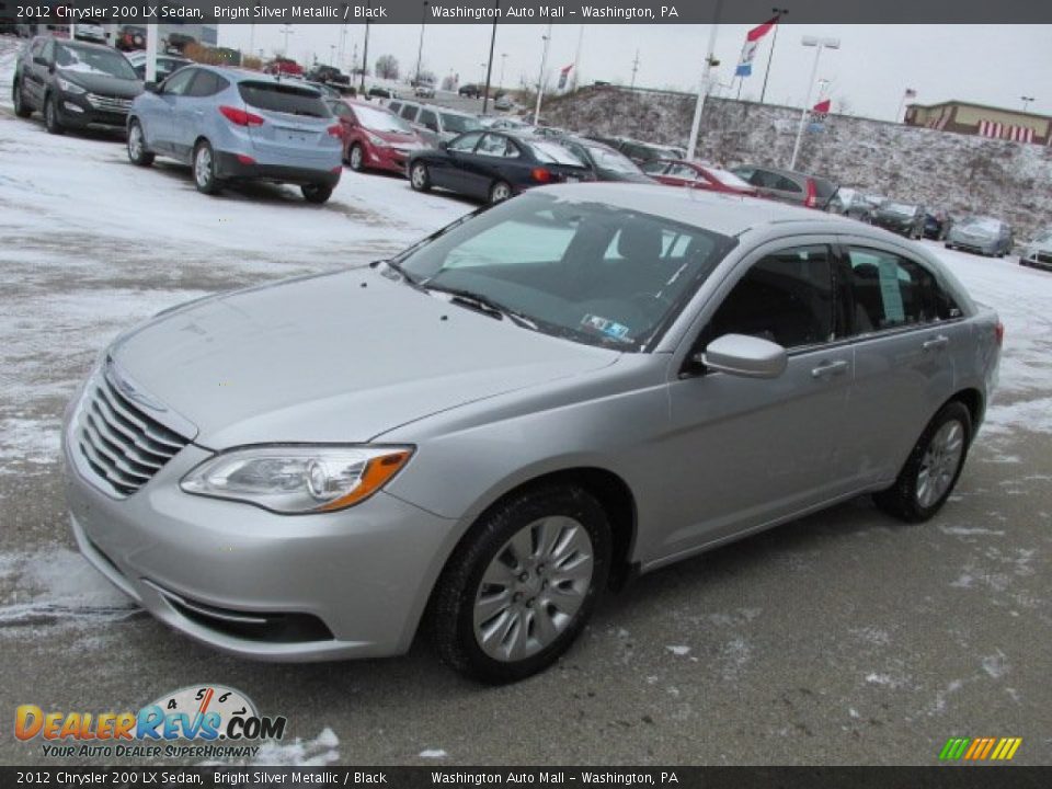 2012 Chrysler 200 LX Sedan Bright Silver Metallic / Black Photo #5