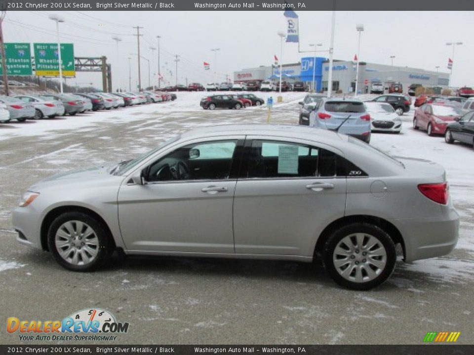 2012 Chrysler 200 LX Sedan Bright Silver Metallic / Black Photo #6