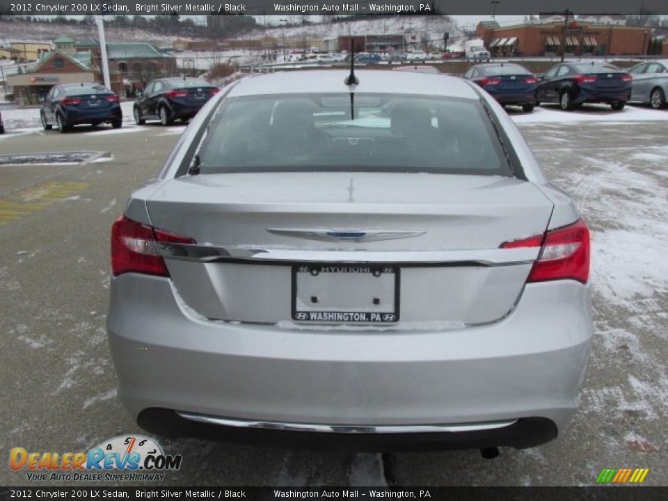 2012 Chrysler 200 LX Sedan Bright Silver Metallic / Black Photo #8