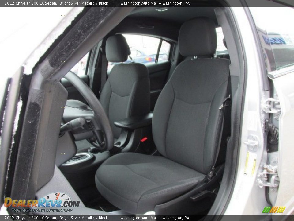 2012 Chrysler 200 LX Sedan Bright Silver Metallic / Black Photo #10