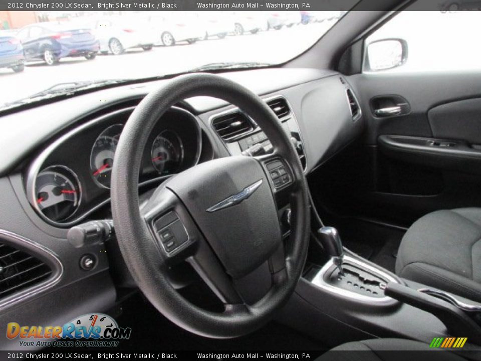 2012 Chrysler 200 LX Sedan Bright Silver Metallic / Black Photo #11