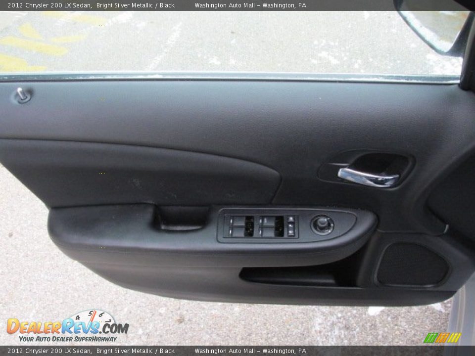 2012 Chrysler 200 LX Sedan Bright Silver Metallic / Black Photo #12