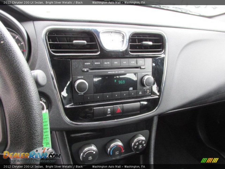 2012 Chrysler 200 LX Sedan Bright Silver Metallic / Black Photo #13