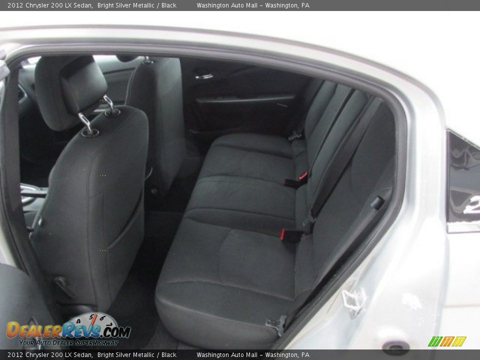 2012 Chrysler 200 LX Sedan Bright Silver Metallic / Black Photo #16