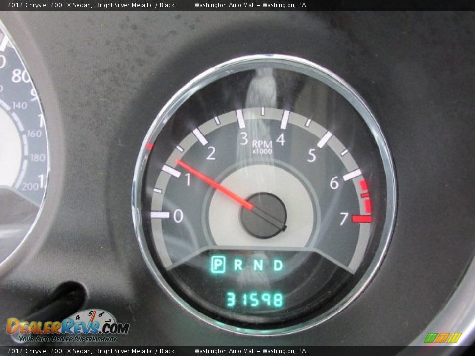 2012 Chrysler 200 LX Sedan Bright Silver Metallic / Black Photo #19