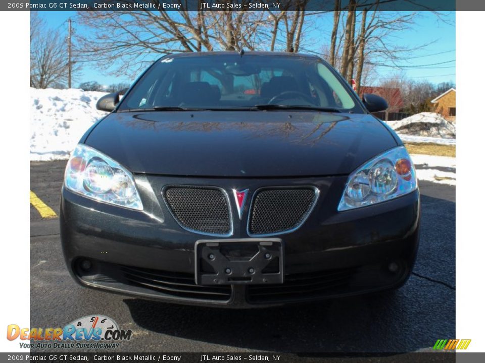 2009 Pontiac G6 GT Sedan Carbon Black Metallic / Ebony Photo #2