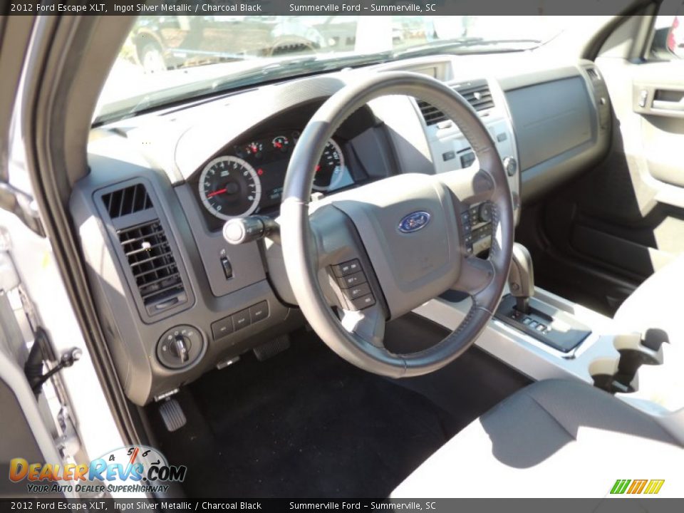 2012 Ford Escape XLT Ingot Silver Metallic / Charcoal Black Photo #4