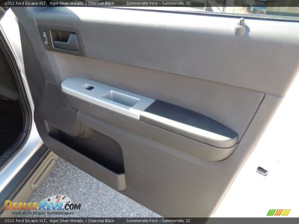 2012 Ford Escape XLT Ingot Silver Metallic / Charcoal Black Photo #10
