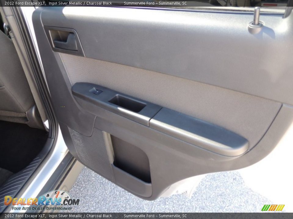 2012 Ford Escape XLT Ingot Silver Metallic / Charcoal Black Photo #12