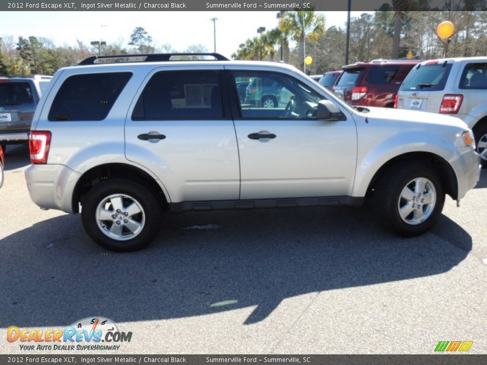 2012 Ford Escape XLT Ingot Silver Metallic / Charcoal Black Photo #13