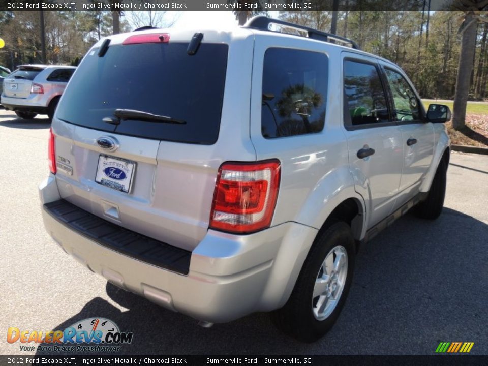 2012 Ford Escape XLT Ingot Silver Metallic / Charcoal Black Photo #14