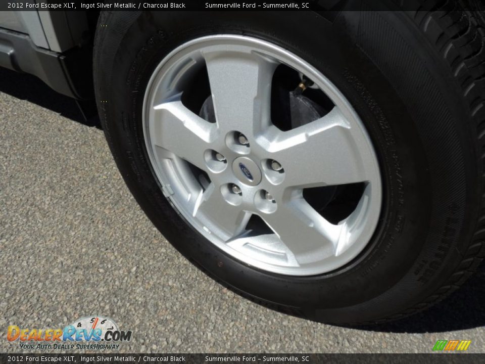 2012 Ford Escape XLT Ingot Silver Metallic / Charcoal Black Photo #17