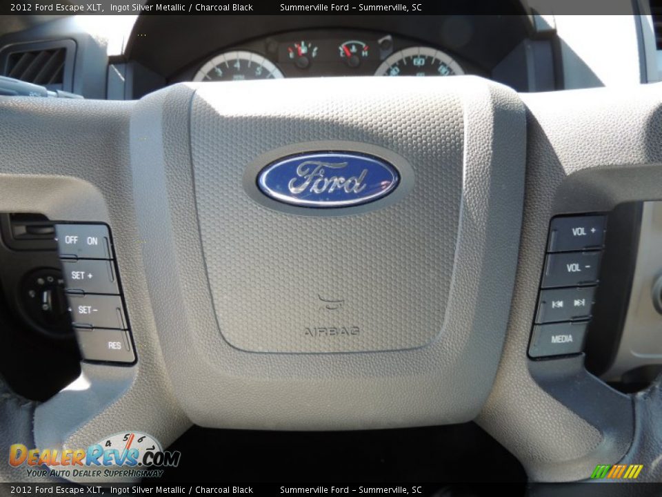 2012 Ford Escape XLT Ingot Silver Metallic / Charcoal Black Photo #22